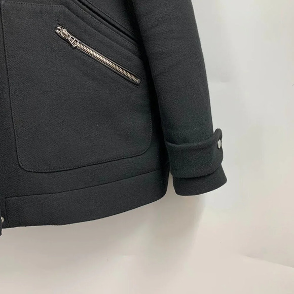 Zara Women's Trafaluc Covered Zip Mock Neck Long Sleeve Size M - Picture 5 of 13